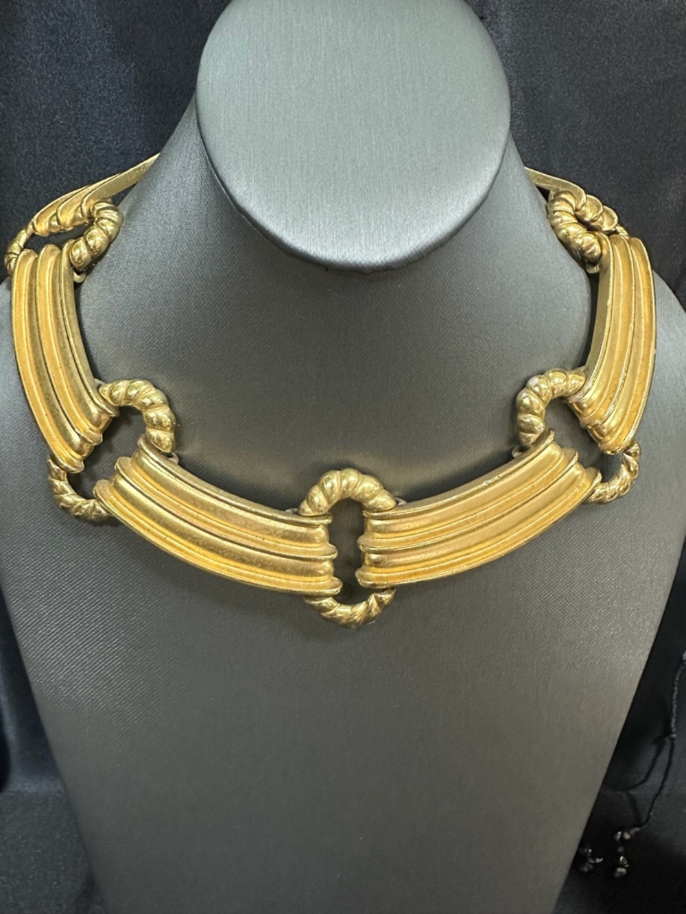 Gold-Tone Statement Link Necklace